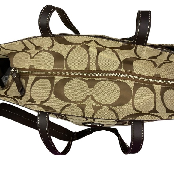 Coach Lurex Signature C X-Large Diaper Tote - Picture 9 of 14